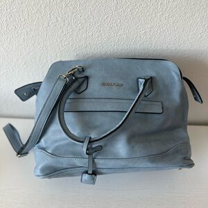 London Fog Sky Blue Satchel